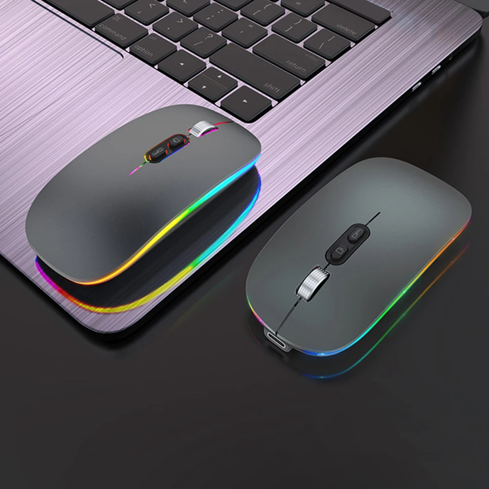 

Bluetooth Mouse for HP Envy 17 X360 13.3 15-bq0xx Pavilion X360 11m-ad0xx 14 Laptop PC Wireless Rechargeable Mouse Silent Mouse
