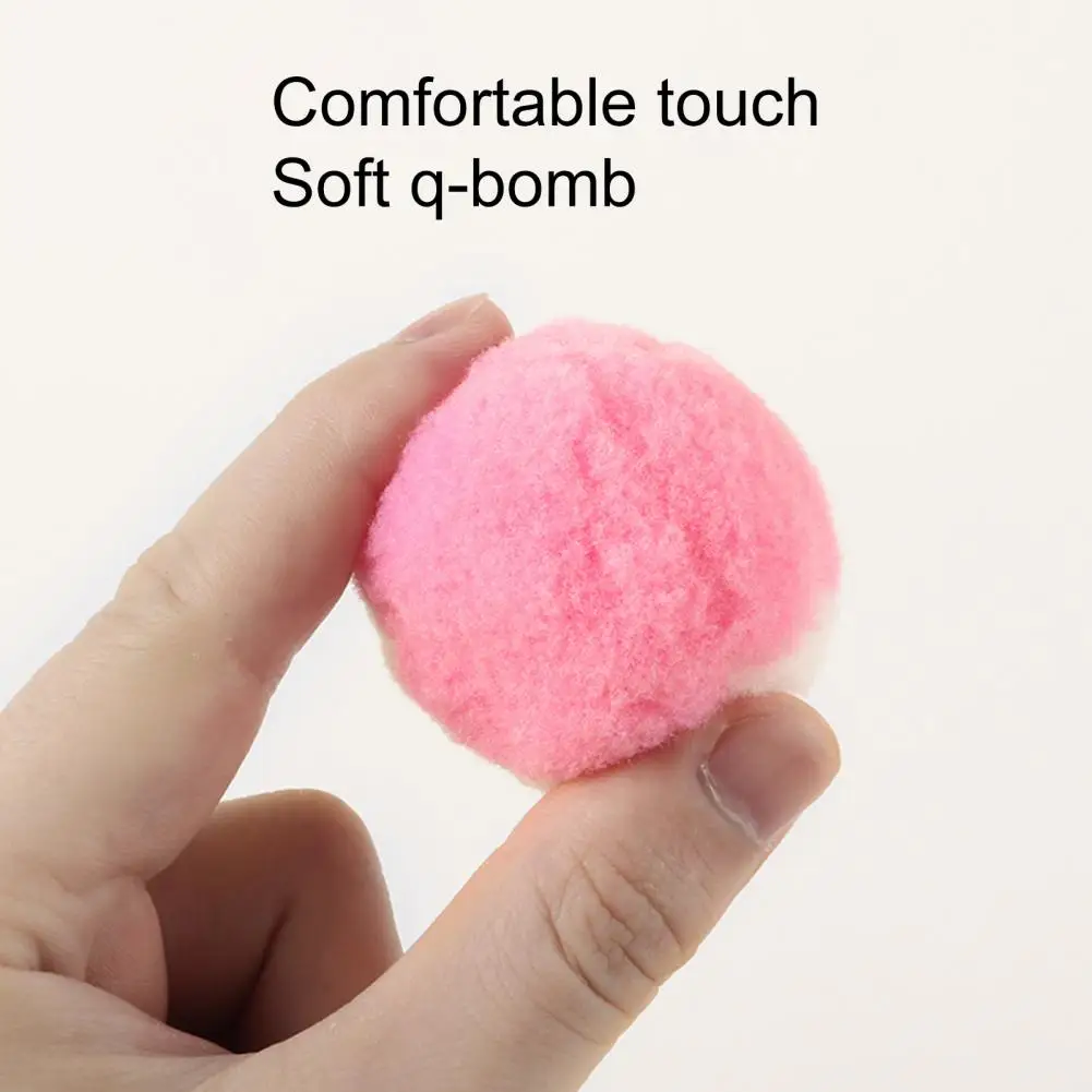 

12Pcs/Box Small Cat Toys Useful Mini Fun Plush Material Cat Teaser Toy Balls Kitty Supplies Little Cat Toys Cat Teaser Toys