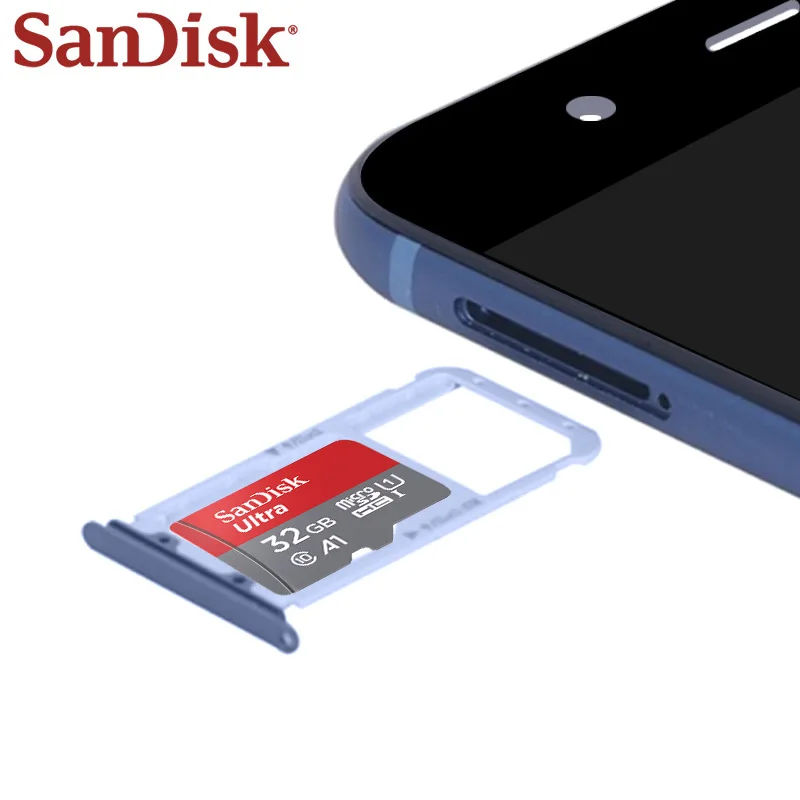 SanDisk карта памяти Micro SD класс 10 256 ГБ 128 64 32 до 150 Мб/с