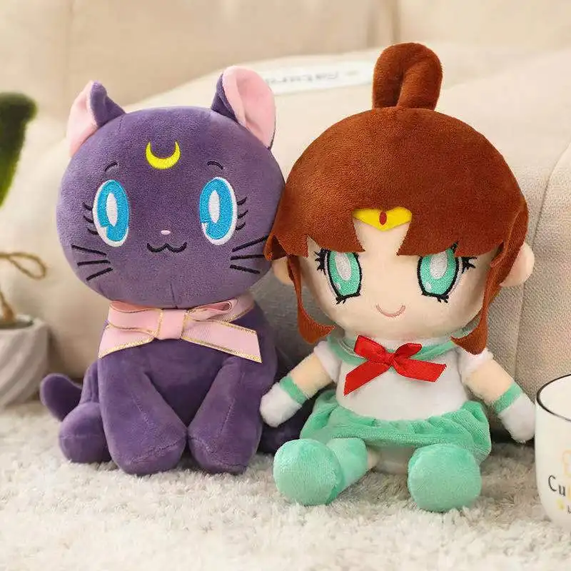 

Kawaii Sailor Moon Plush Toys Tsukino Usagi Cute Girly Heart Stuffed Anime Dolls Gifts Home Bedroom Decoration