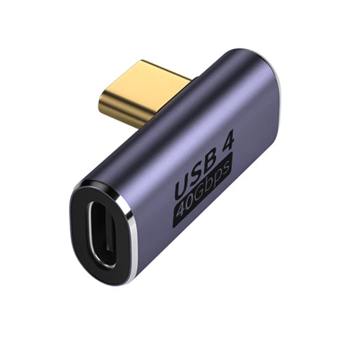 PD 100 Вт 40 Гбит/с передача данных USB 4,0 Thunderbolt 4 типа C удлинитель разъема «папа-мама» для мобильного телефона ноутбук переключатель