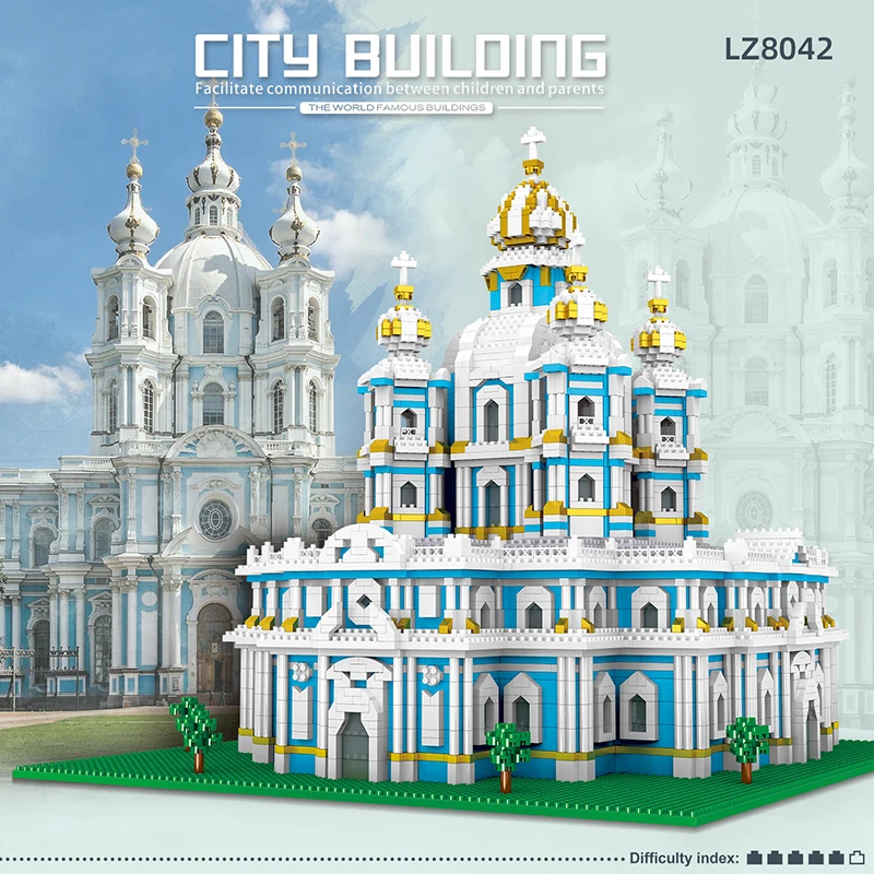 

Конструктор «Большая Золотая церковь», модель 3D, 3737 шт.