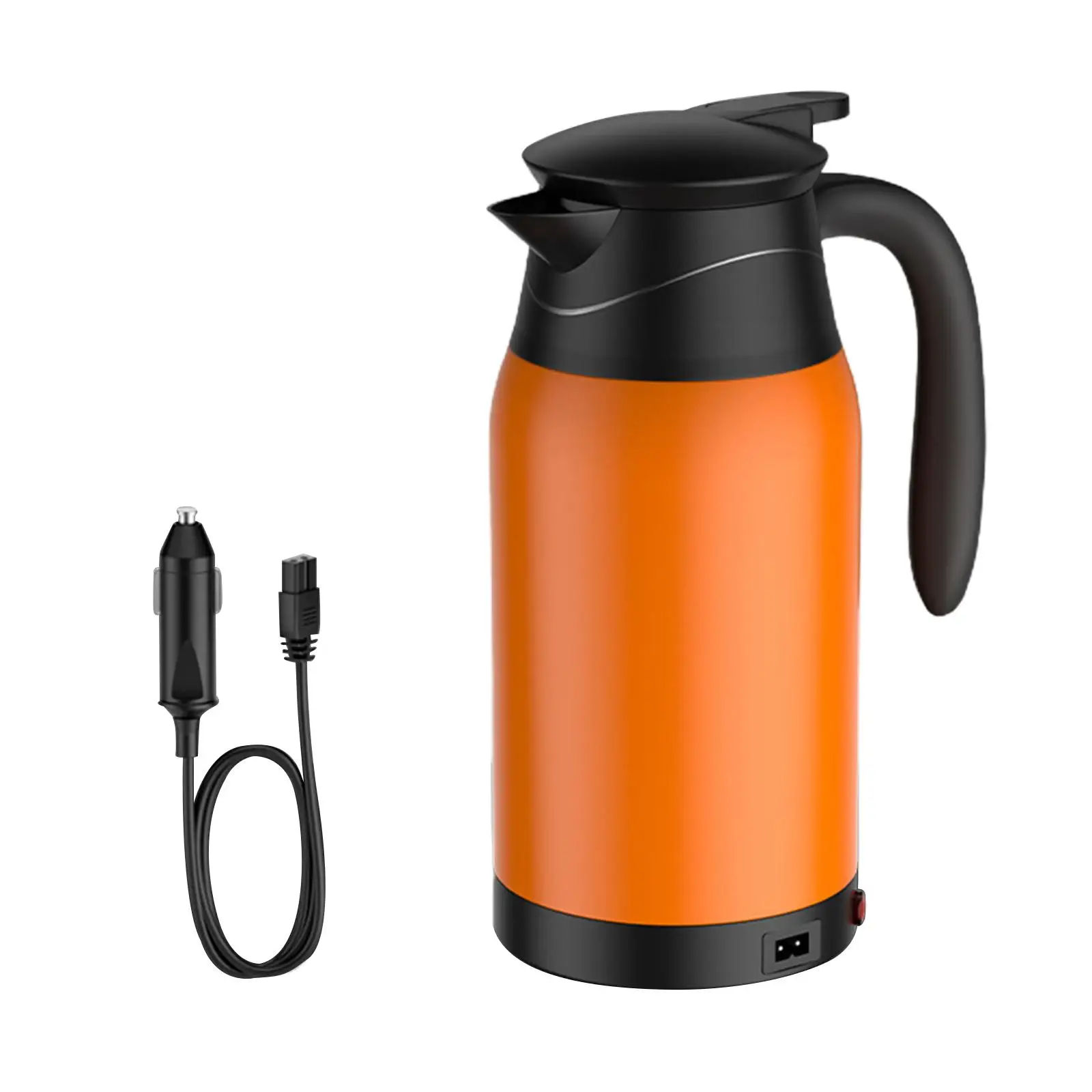 

Electric Car Kettle 1000ml Heated Water Cup Fits for Camping Boat
