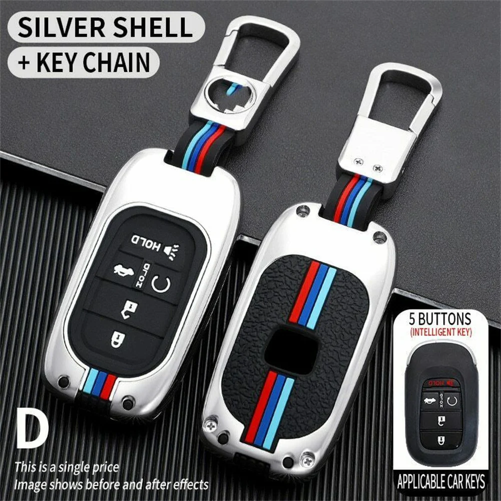

Автомобильный брелок для ключей Чехол Держатель Брелок для Honda CRV,Civic,Accord 2021 2022 удаленный держатель оболочка аксессуары