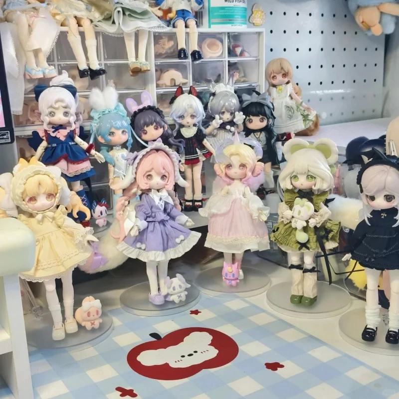 Фото Подлинная слепая коробка Bjd серии Luluelf, 12 очков можно использовать для изготовления милых кукол, настольных украшений, модных игрушек, креативный подарок №1