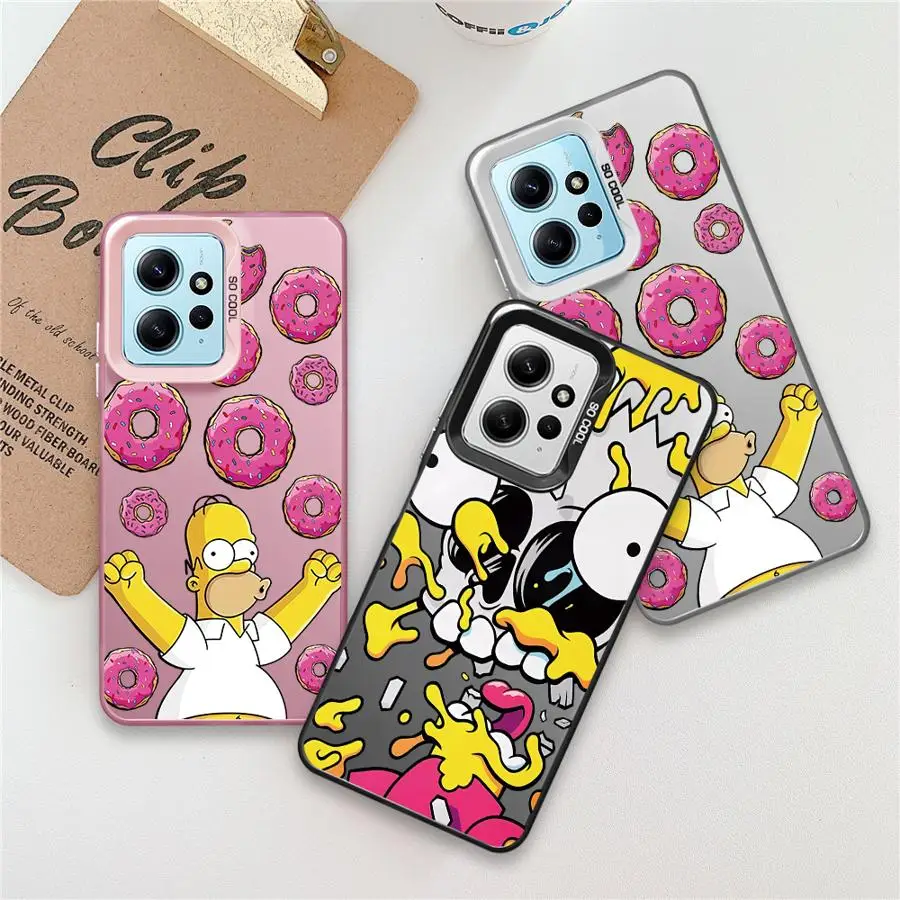 Homer S-Simpsons for Samsung Galaxy A52 A52s A53 A71 A55 A73 5G A72 A54 A15 A16 A25 A51 Soft Case Phone Cover Shell