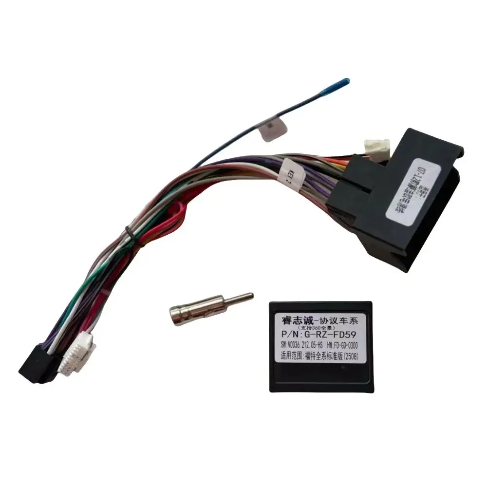 

Canbus Box RZ-FD59 для Ford C-Max/Fiesta/Focus II/Fusion/Kuga/Mondeo/S-Max/Transit, Android, 16-контактный, 2 DIN, GPS-приемник