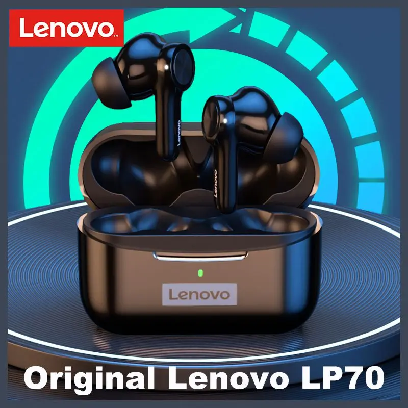 

Lenovo Mobile Phone Charger LP70 TWS Gaming Earphone For Sports Music Earbuds Wireless Buletooth Headphone Dual Mode Headset AIR