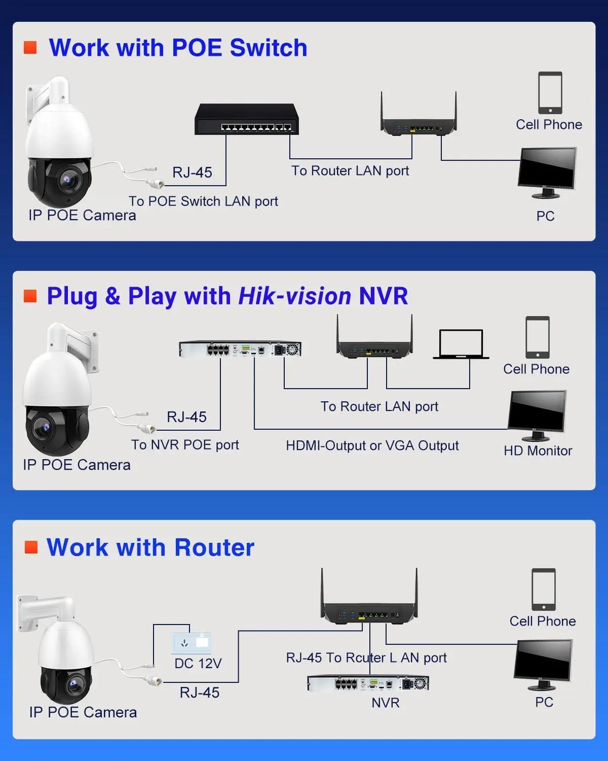 Камера PTZ с автослежением совместимая HIk 5MP IR 4 5 &quot18X Zoom двухсторонний динамик IP66