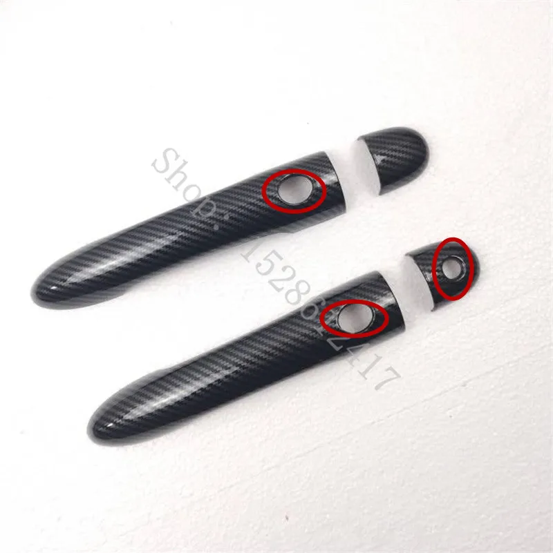 Декоративный накладка на дверные ручки автомобиля из карбонового волокна для Renault Clio IV 4 MK4 2012 2013 2014 2015 -2017.