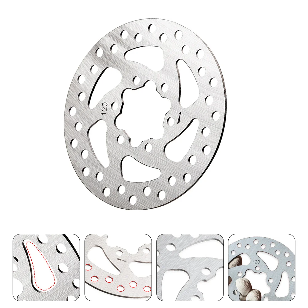 

Disc Brake Rotor Pads Brakes Bike Accessories Cycling Bolts Stainless Steel 120Mm