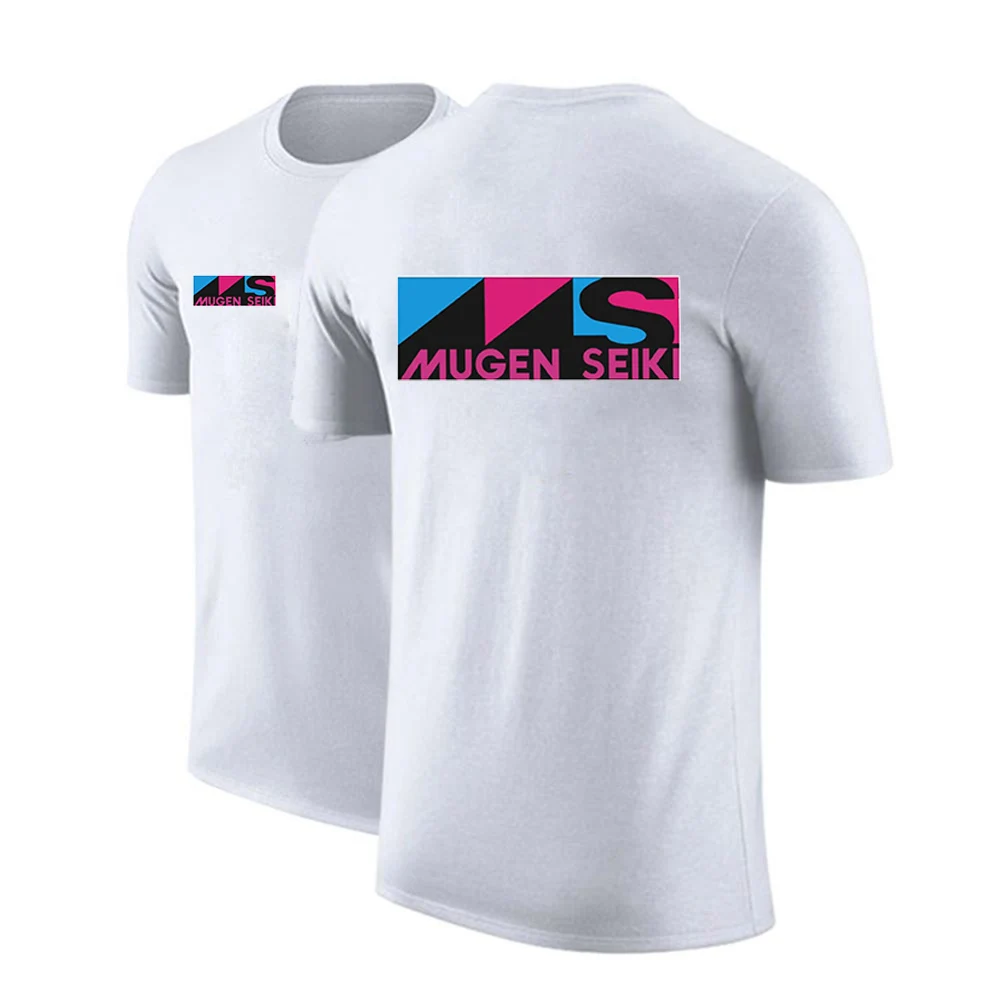 Мужская хлопковая футболка Mugen Seiki удобная быстросохнущая с короткими рукавами и