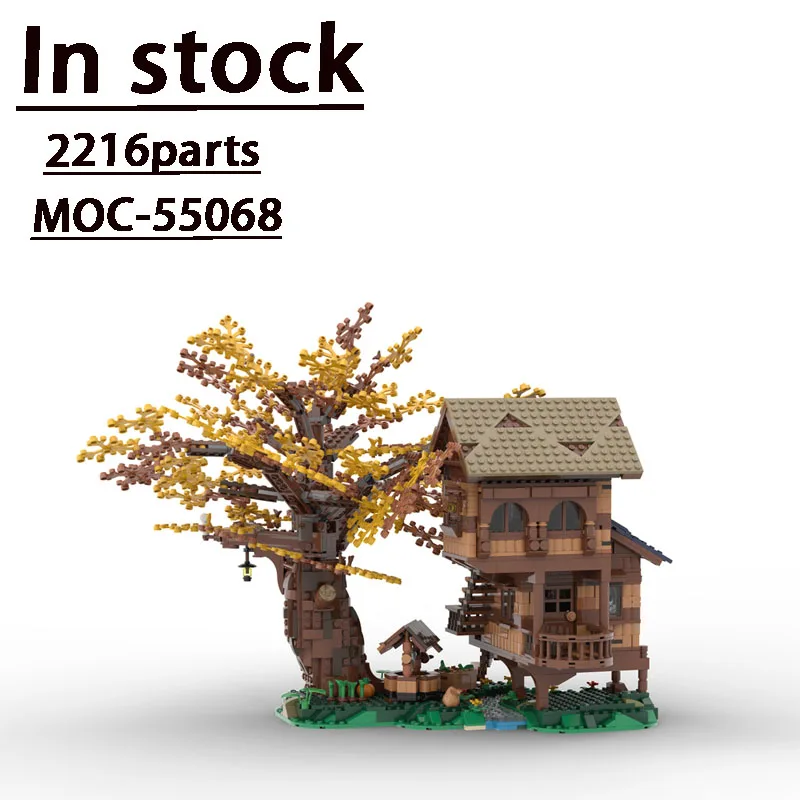 

21318 Classic Set Forest Cottage Compatible with New MOC-55068 CastleCottage Building Block Model2216PartsKids Birthday Toy Gift
