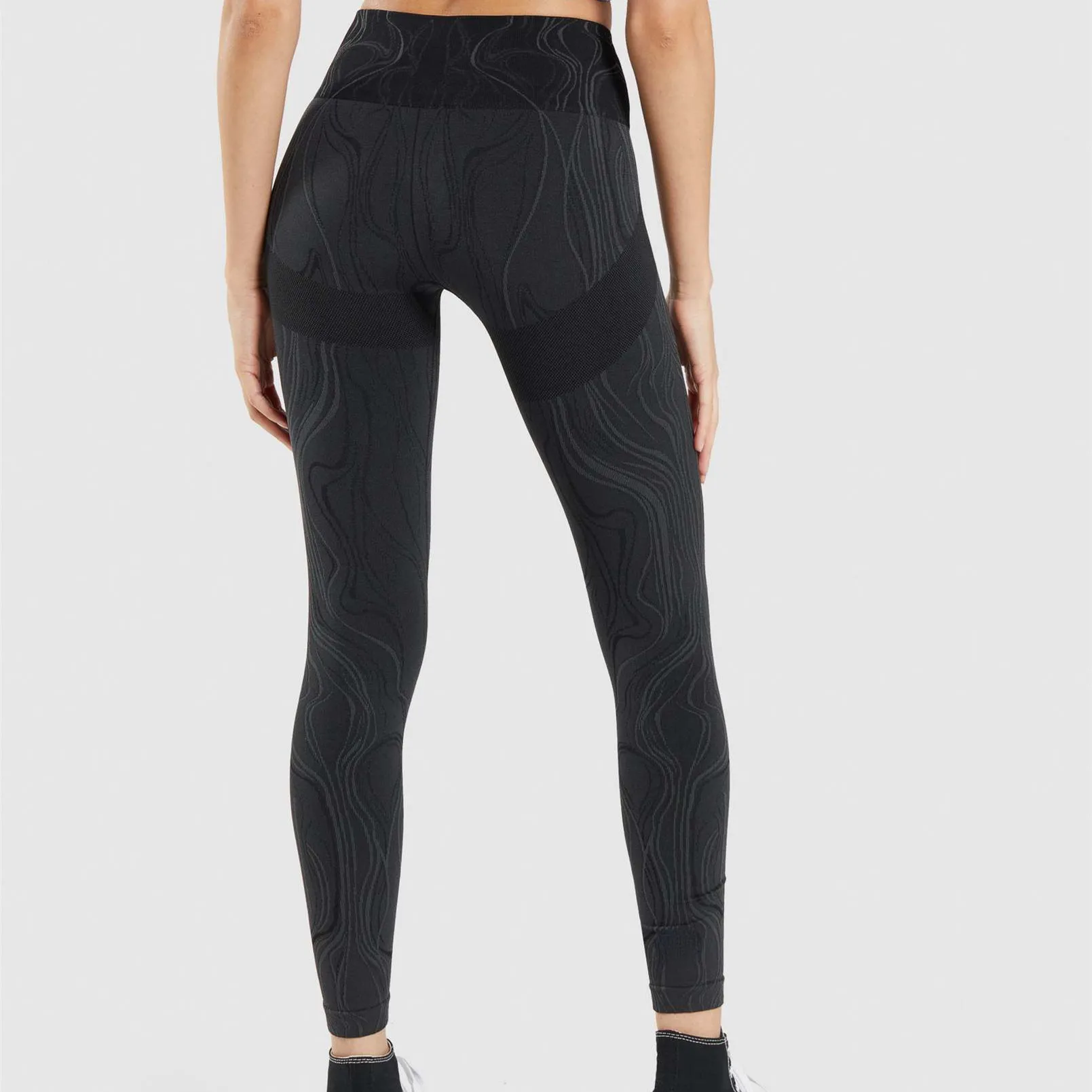 High Waist Legging Breathable Gym Fitness Push Up Clothing Leggings for Women Tie-dyed Tights Yoga Pants for Women Seamless Pant