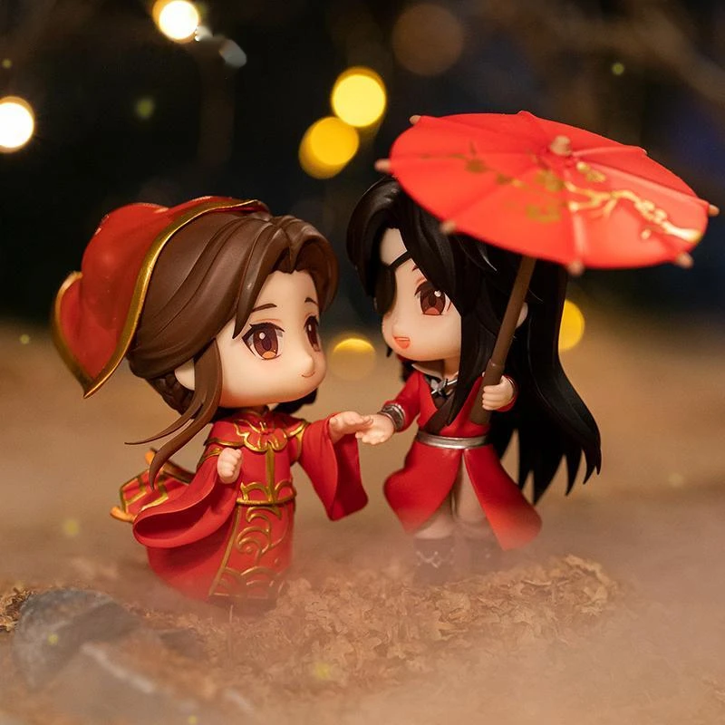 

Оригинальная фигурка чиновника благословения неба, модель куклы Хуа Cheng Xie Lian, экшн-фигурка Тянь Гуань Си фу, коллекционные игрушки из ПВХ, подарки
