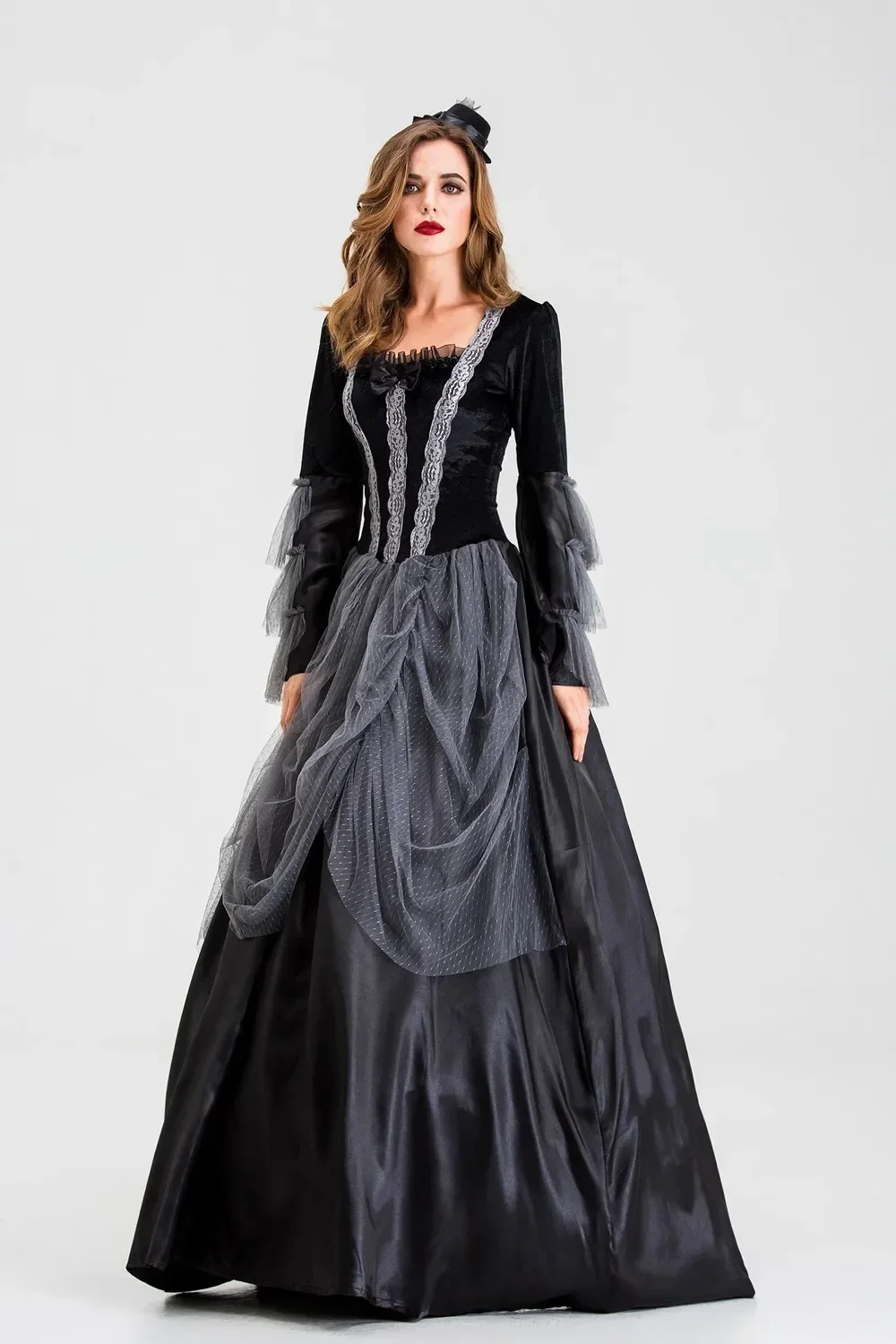 Косплей Средневековый Лесной Эльфийский Костюм Готический Винтаж Тонкий