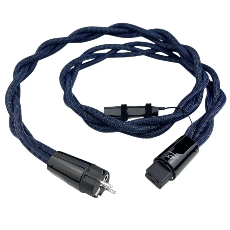 Фото Hurricane High Current C13 C19 AC Power Cable Solid Perfect Surface Copper HiFi Audio Line US & EU Plug №5