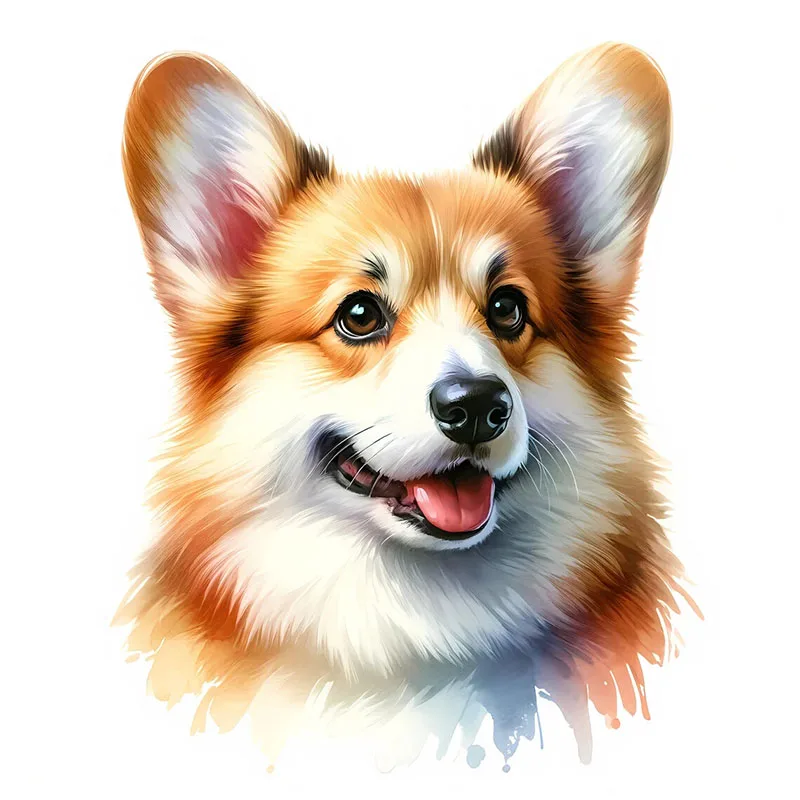 

Наклейка на унитаз "Собака корги", 1 шт.