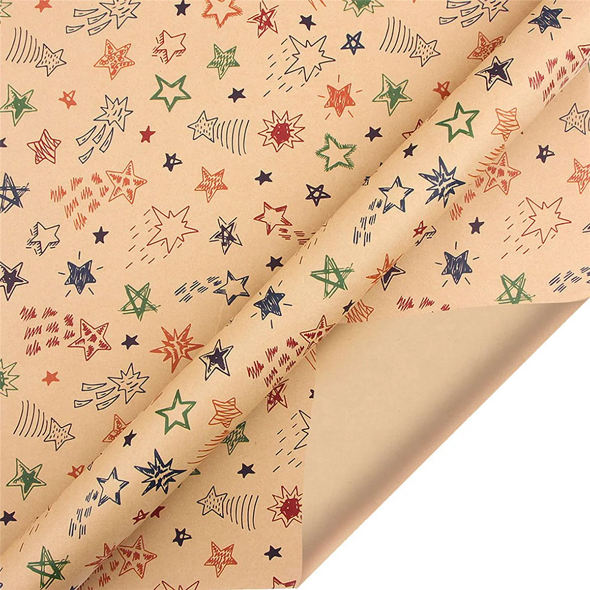 

12 Pcs Wrapping Paper Sheets,Birthday Wrapping Paper Set Festival ,Ribbon Present