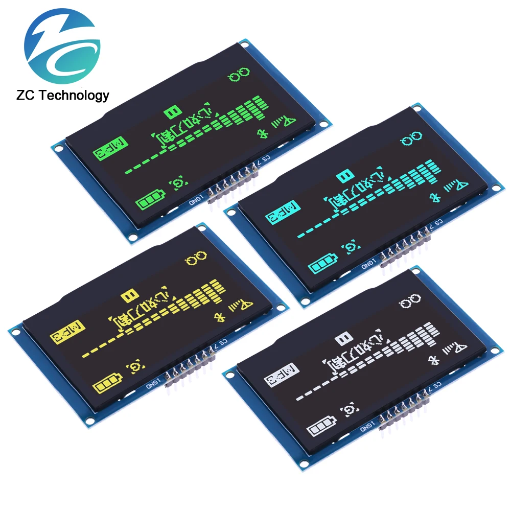 ЖК-экран 2 42 дюйма белый/желтый 42x64 OLED модуль дисплея IIC I2C SPI Serial для C51 SPD0301