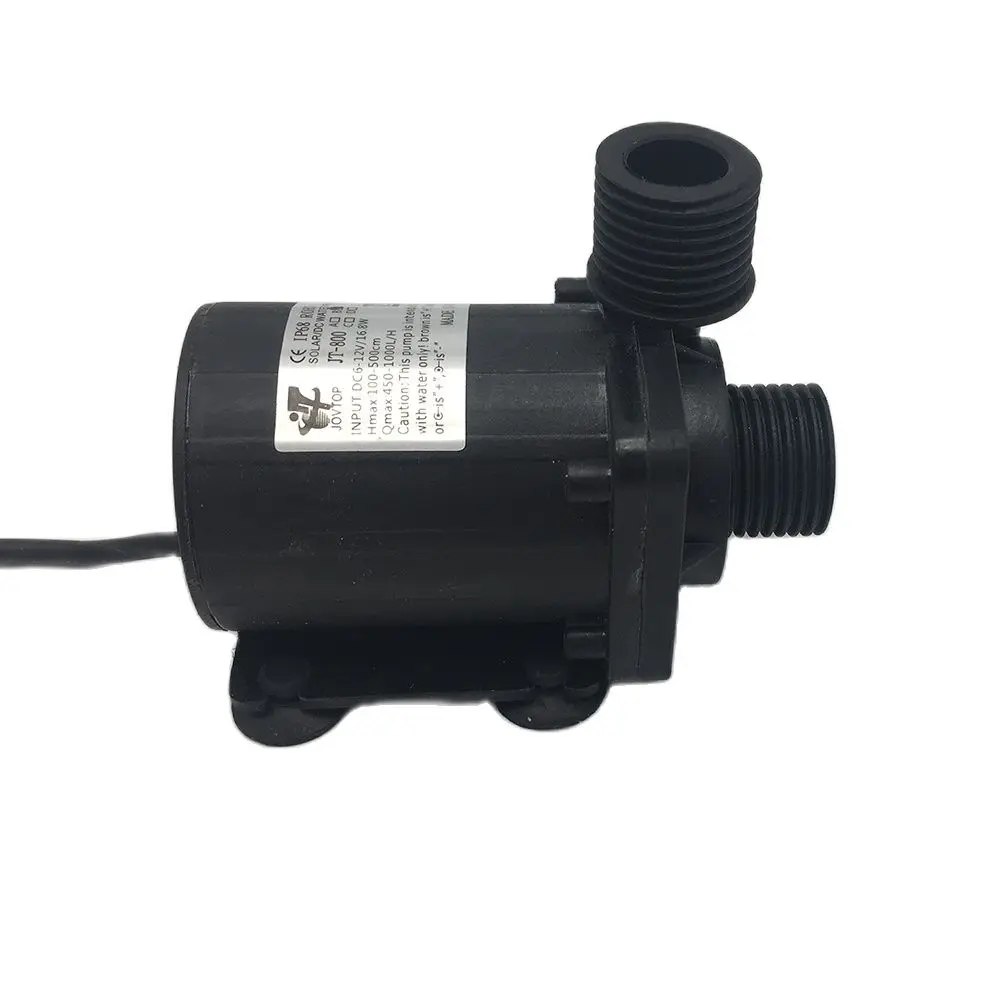JT-800B Micro DC 12V 24V Бесщеточный Водяной насос усилитель солнечной энергии для