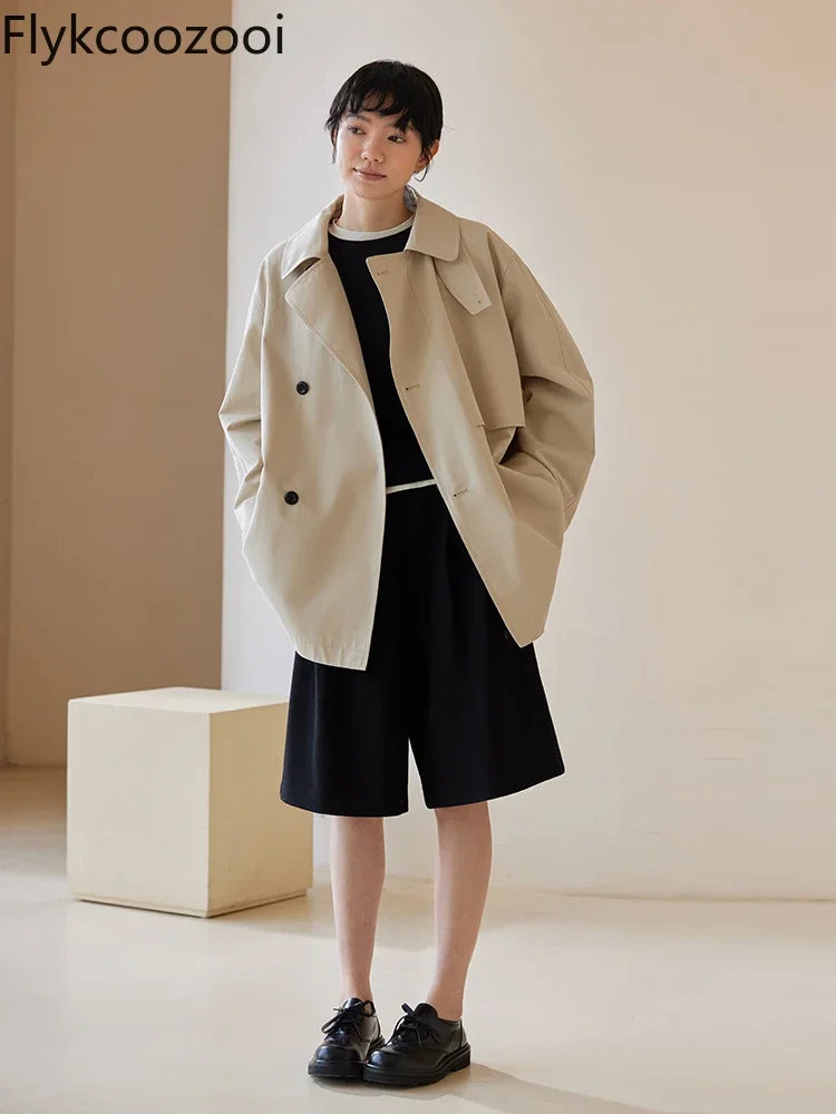 Модный классический вариант из тенсельного хлопка тонкой саржи средней длины