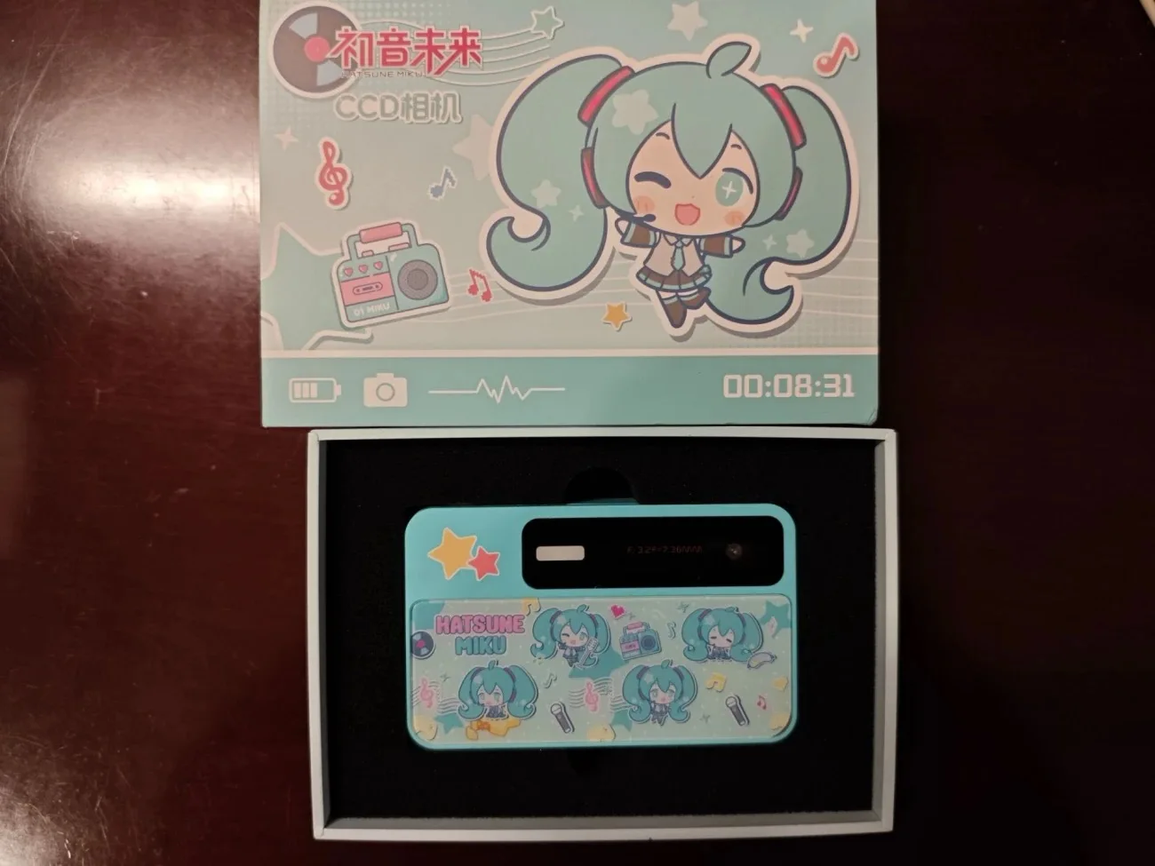 Фото Цифровая камера Hatsune Miku CCD 600 мАч, мультяшная аниме-фигурка, периферийное устройство Miku, подарки на день рождения для детей, предзаказ №4