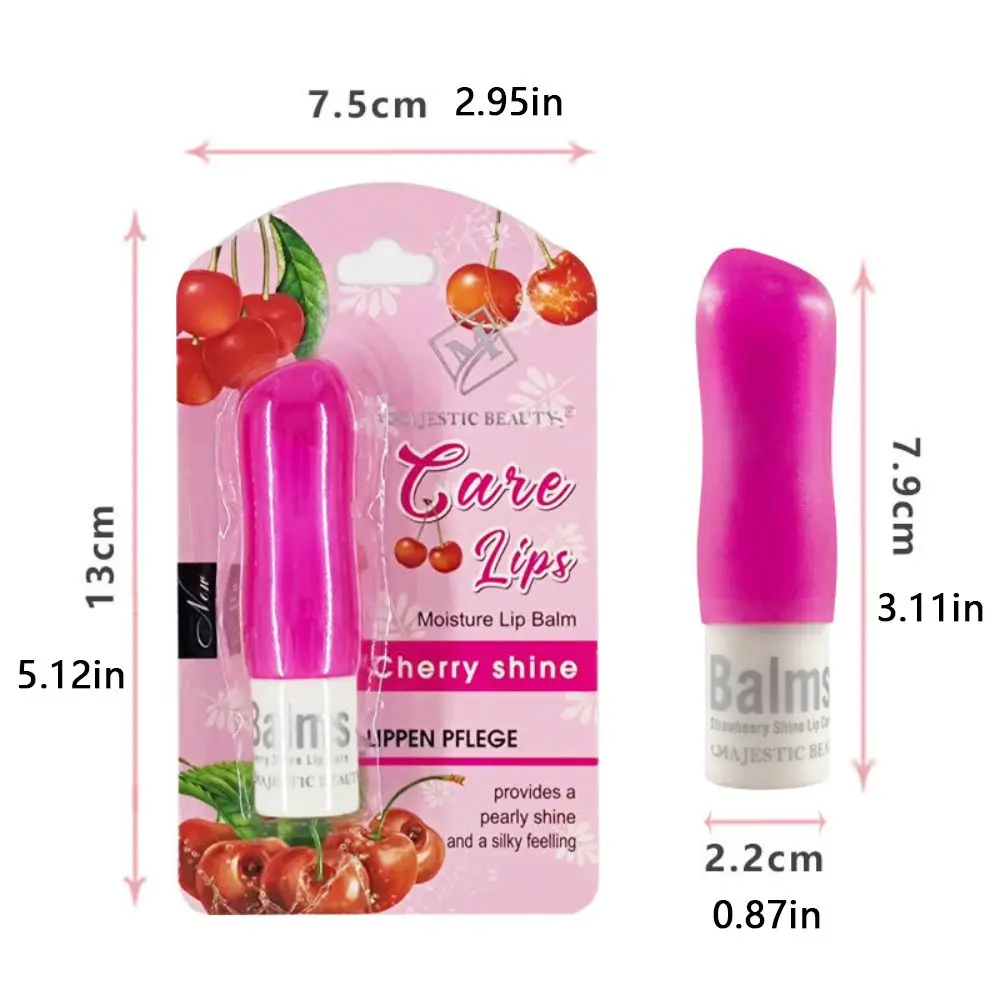 Успокаивающий фруктовый бальзам для губ водостойкий Увлажняющий блеск стойкий