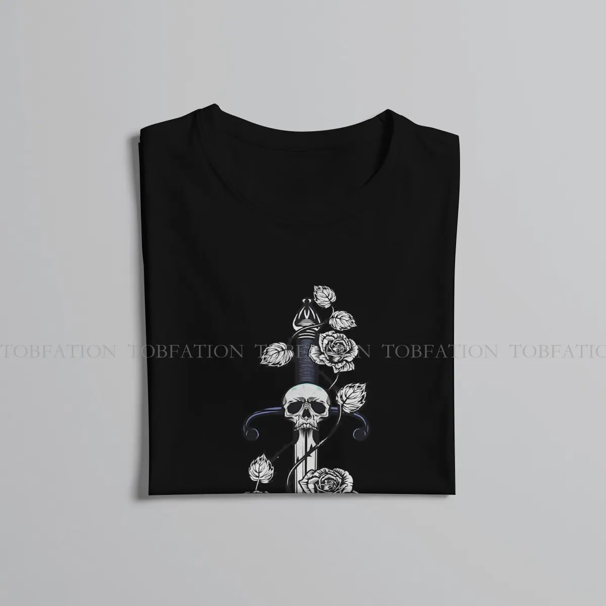 Классическая Уникальная футболка в стиле кинжала удобная с коротким рукавом