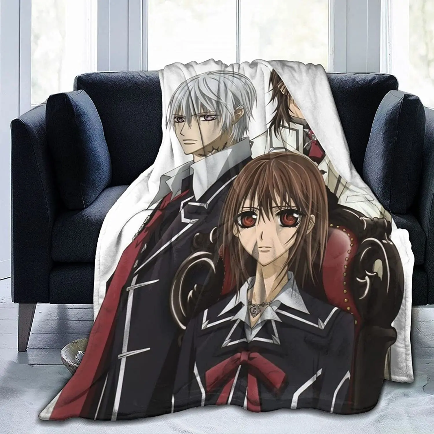 

Zero Kiryu Fluffy Soft and Comfortable Blanket, Anime Warm Embrace of Sympathy