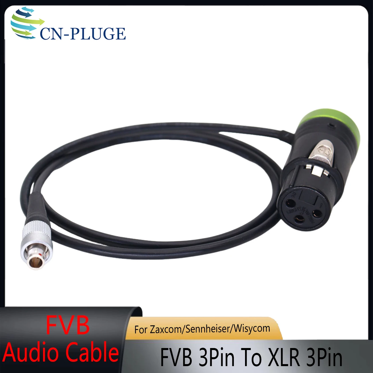 Фото Аудиокабель FVB 00 3Pin Male - XLR 3Pin Female для беспроводных передатчиков Sennheiser / Wisycom MTP40 / Zaxcom ZFR и микрофонов №3
