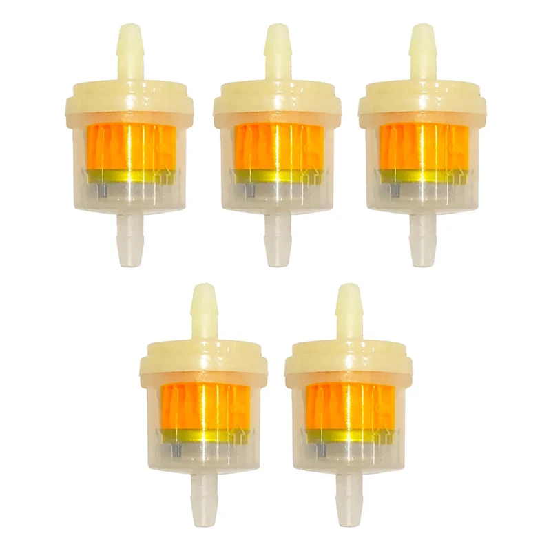 

5Pcs Universal Motorcycle Gasoline Gas Fuel Gasoline Oil Filter For Scooter Motorcycle Moped Scooter Dirt Bike ATV Fuel Filter