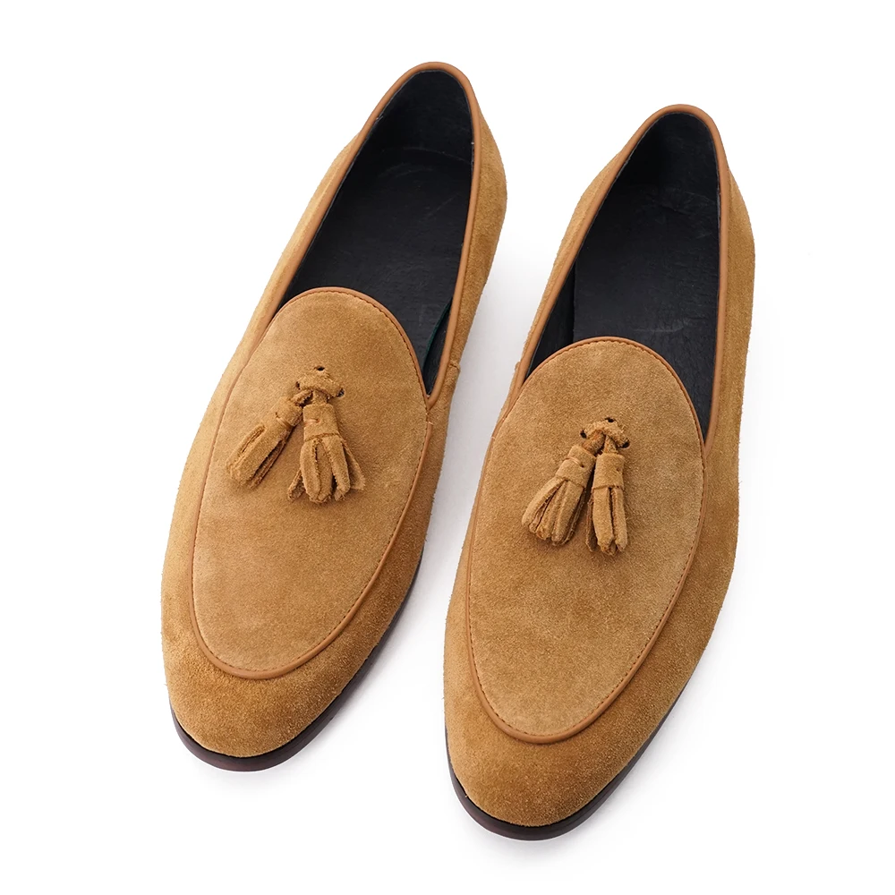 

Wholesale Moccasins Suede Leather Latest Soft Sole Men Dress Fashion Flat Party Casual Loafer Driving Boat Shoes