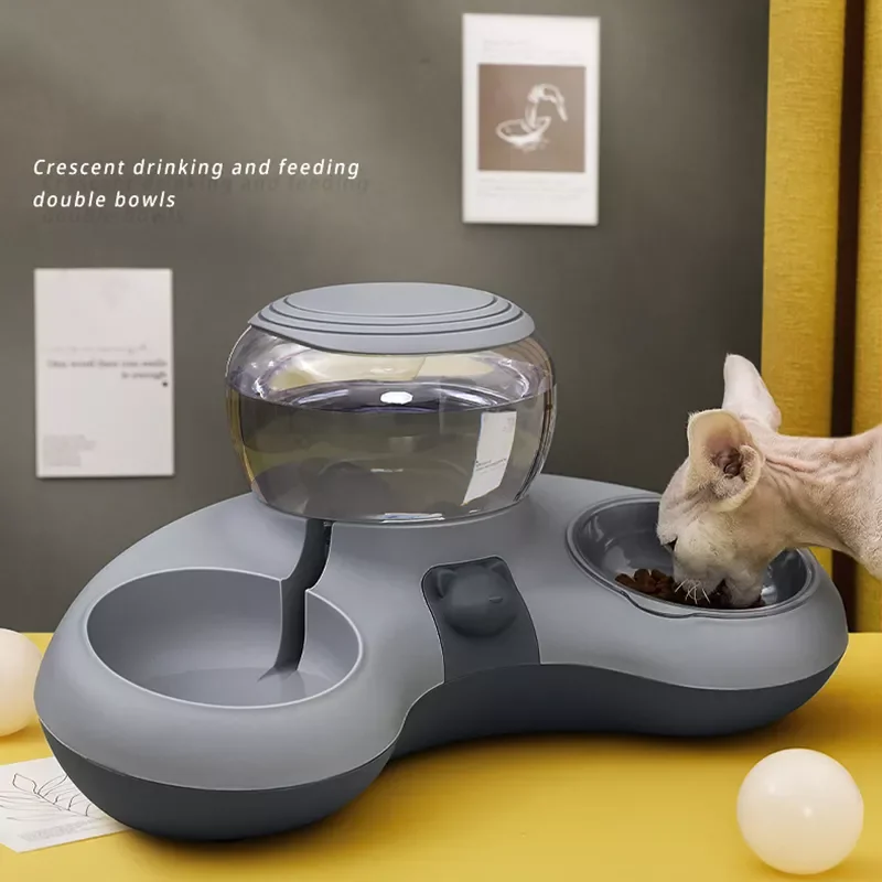 

Cat Food Bowl Water Bowl for Dogs and Cats Protection Cervical Vertebra Auto Water Drinker Water Dispenser Cat Bowl Pet Supplies
