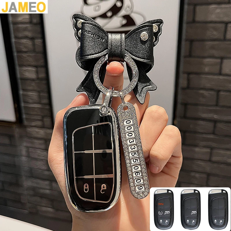 Умный брелок для ключей из ТПУ, чехол для Jeep Cherokee Wrangler Compass Renegade Grand Patriot Grand Shell Fob, 2, 3, 5 кнопок