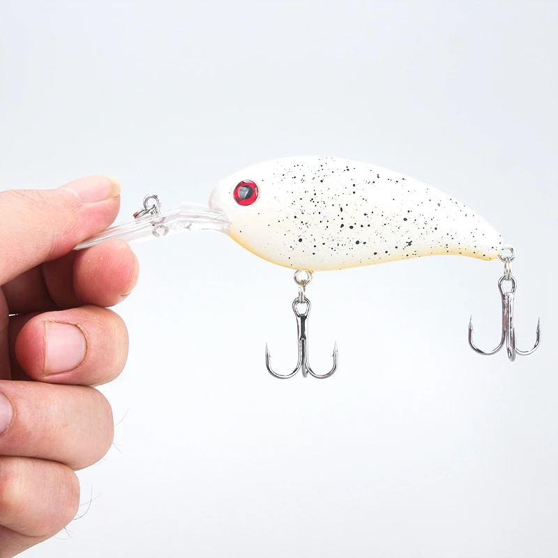 

White Floating Crankbaits New 2022 Minnow Fishing Lures 14.5g Long Shot Jerkbait Professional Quality Productive when Trolling