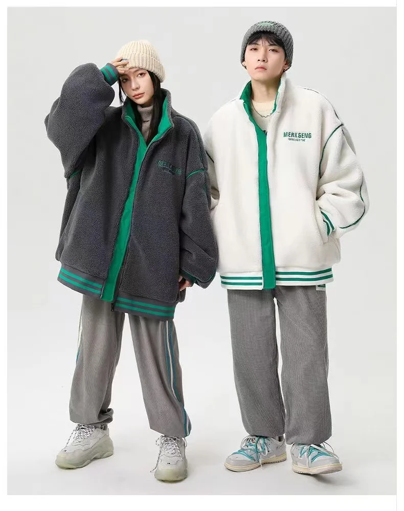 2022 New Menswear Korean Cotton Coat Winter Cashmere Thickened Cashmere Male Top Versatile For Men Women Fashion Warm Clothing