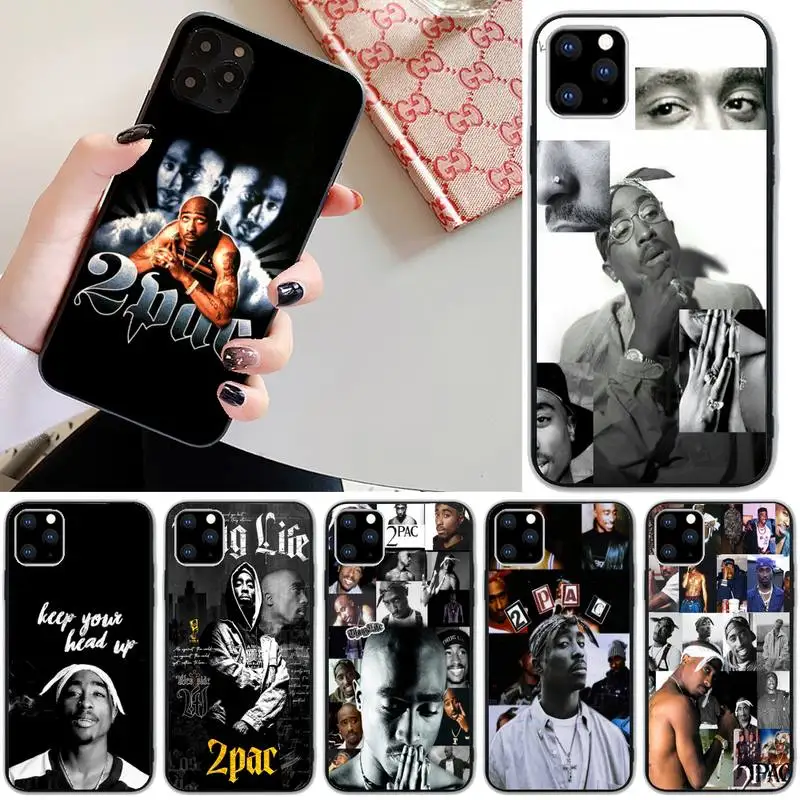 

Raper 2pac Phone Case For Iphone 11 12 13 Pro Max 5s 6s 7 8 Plus X Xr Xs Max Se 2020 13 Mini Case Cover