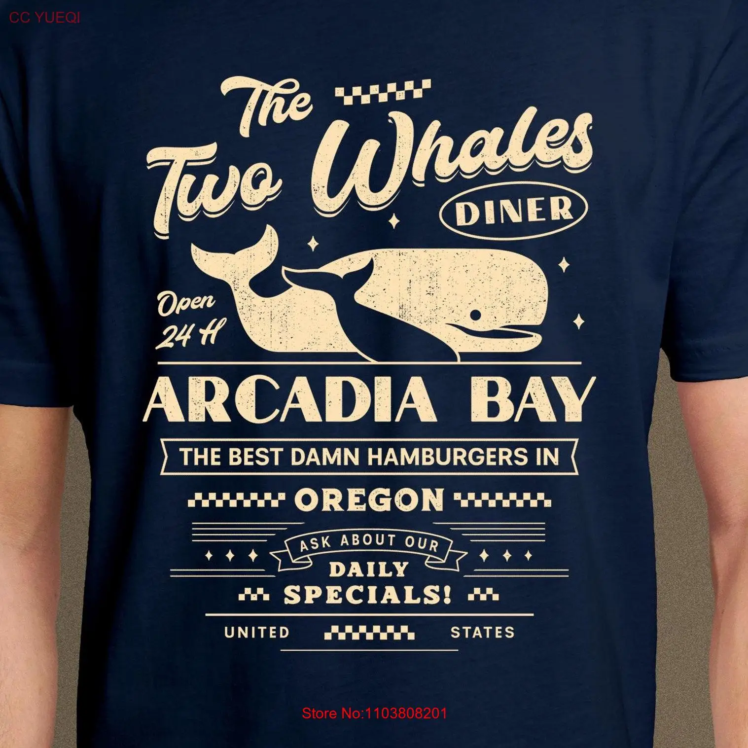 Футболка с эмблемой Дайнера Два китов Life Is Strange True Colors Видеоигра Игровой геймер