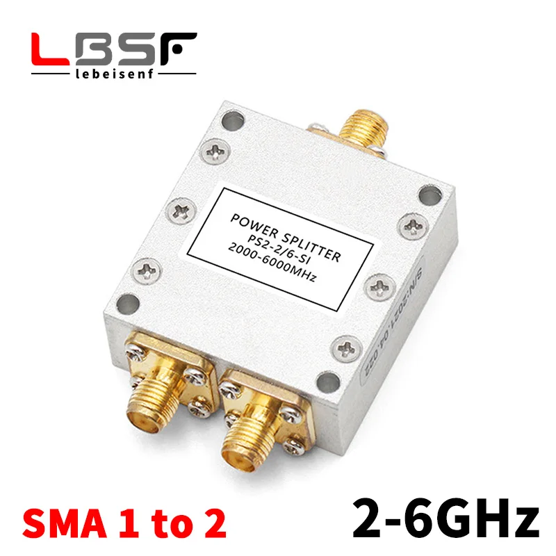 

2-6G RF microstrip power splitter SMA female head one point two 2.4/5.8G power splitter combiner
