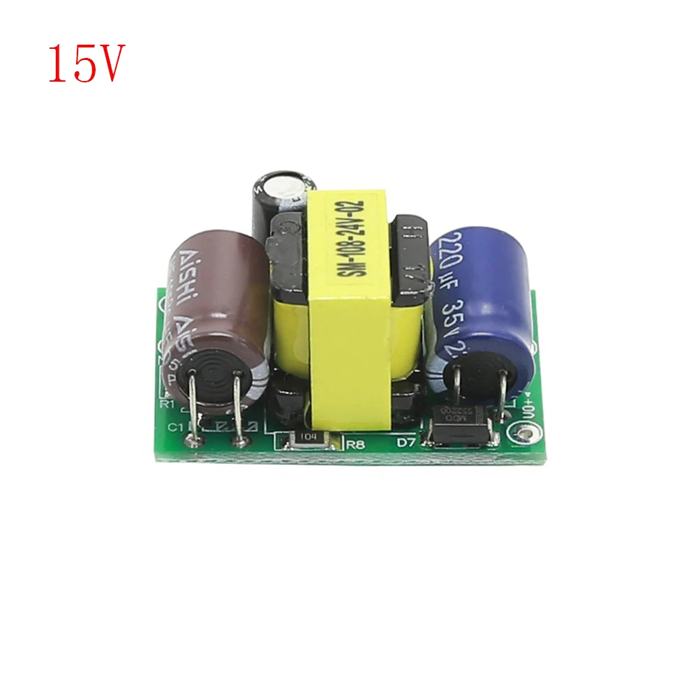 Фото Модуль понижающего преобразователя напряжения AC85-264V в DC 3V 5V 9V 12V 15V 24V, плата питания AC-DC, 0.25A-1A, AC-DC конвертер №5