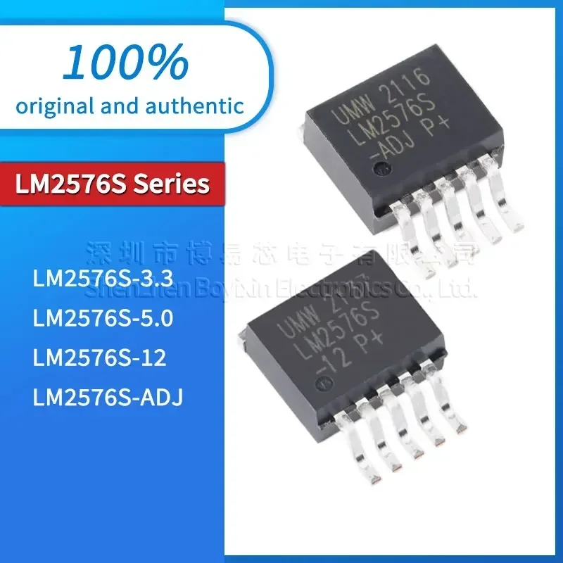 5pcs/batch LM2576S-ADJ LM2576S-12 LM2576S-5.0 LM2576S-3.3 Original genuine