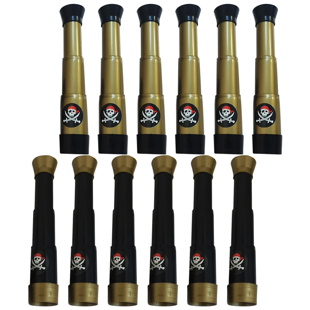 

12 Pcs Monoscope Pirate Theme Party Decor Kid Toys Kids 3-5 Themed Decorations Plaything Game Child