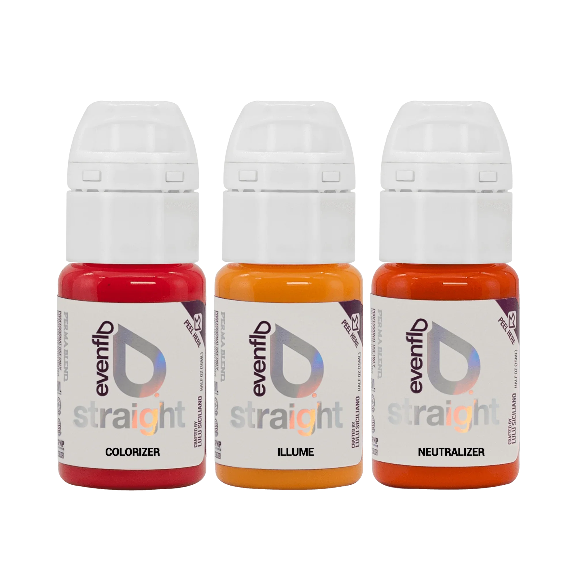 Фото Набор нейтрализаторов Perma Blend Evenflo, пигментные чернила для перманентного макияжа, цвет чернил для татуировок темного тона, подводка для губ, профессиональное смешивание PMU №3