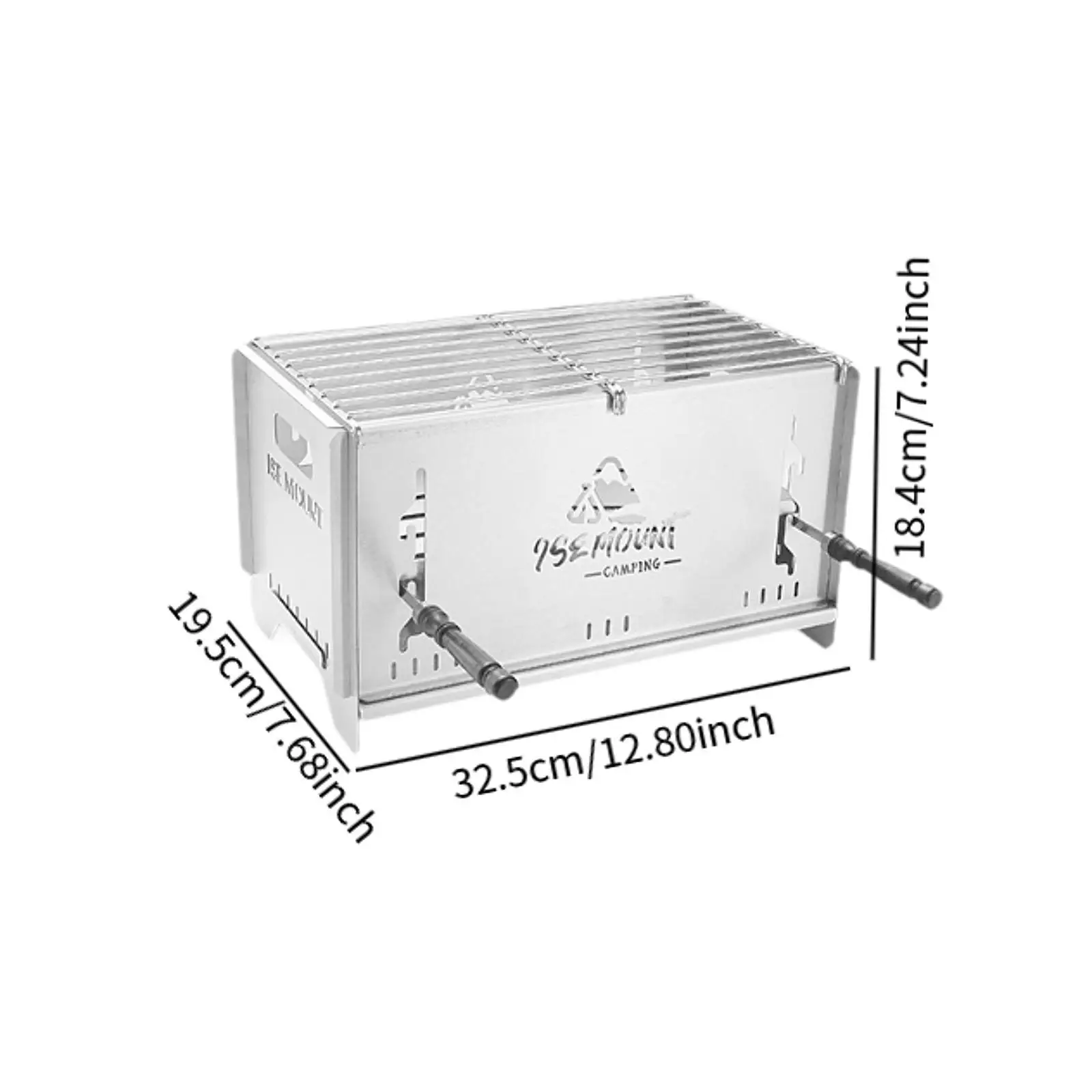 Сверхлегкая гриль-печь для кемпинга с дровяной горелкой походов в саду