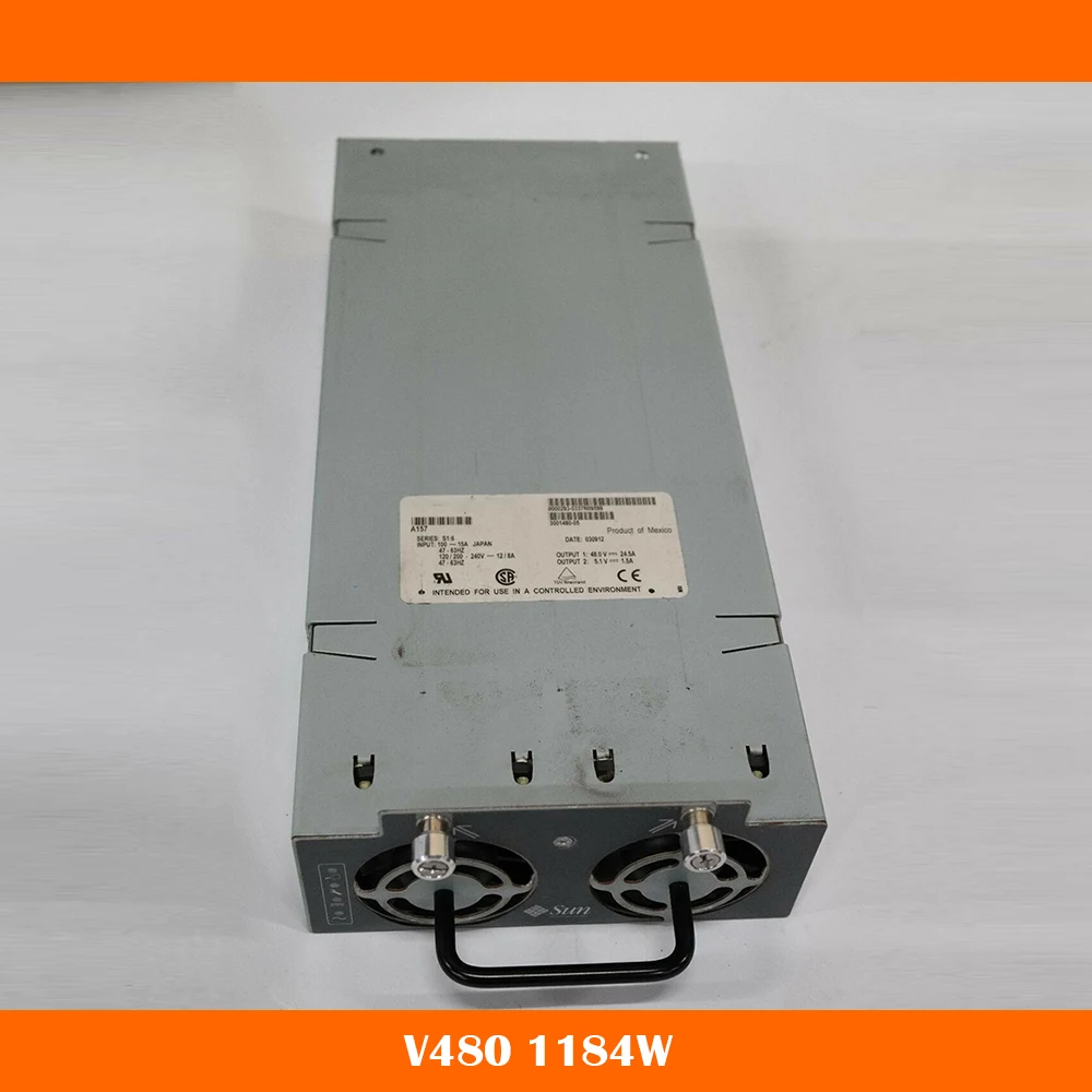 Server Power Supply For SUN V480 A157 300-1480 3001480-05 1184W Fully Tested