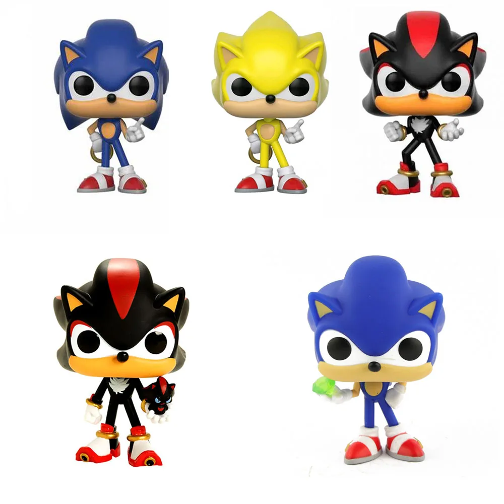 

Sonic with ring #283 Sonic with emerald #284 Shadow #285 Shadow with chao #288 Super Sonic #287 Funkoe Figure