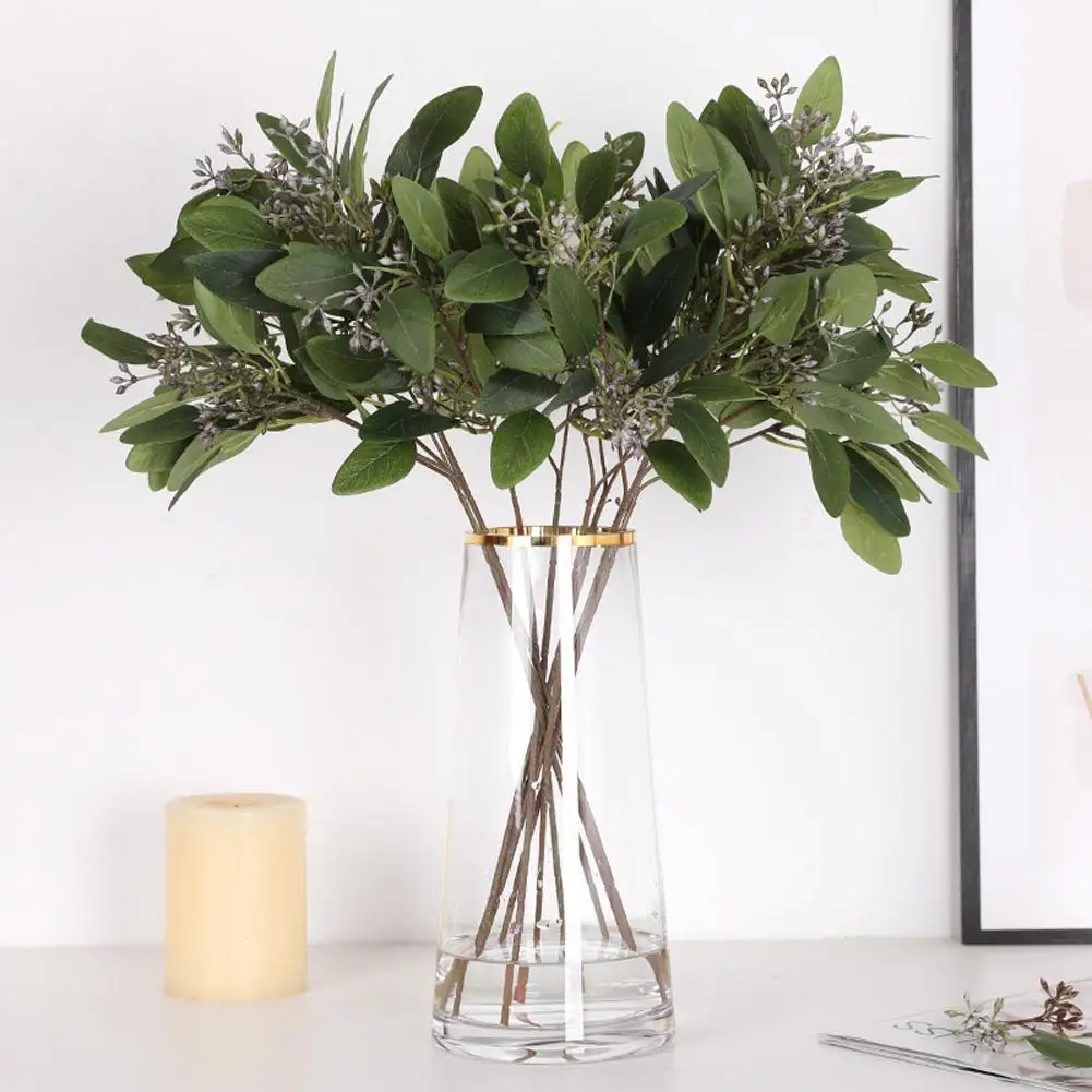 

[ Ready Stock ] Simulation Eucalyptus Plant Artificial Flower Wall Hanging Plants Home Wedding Decoration