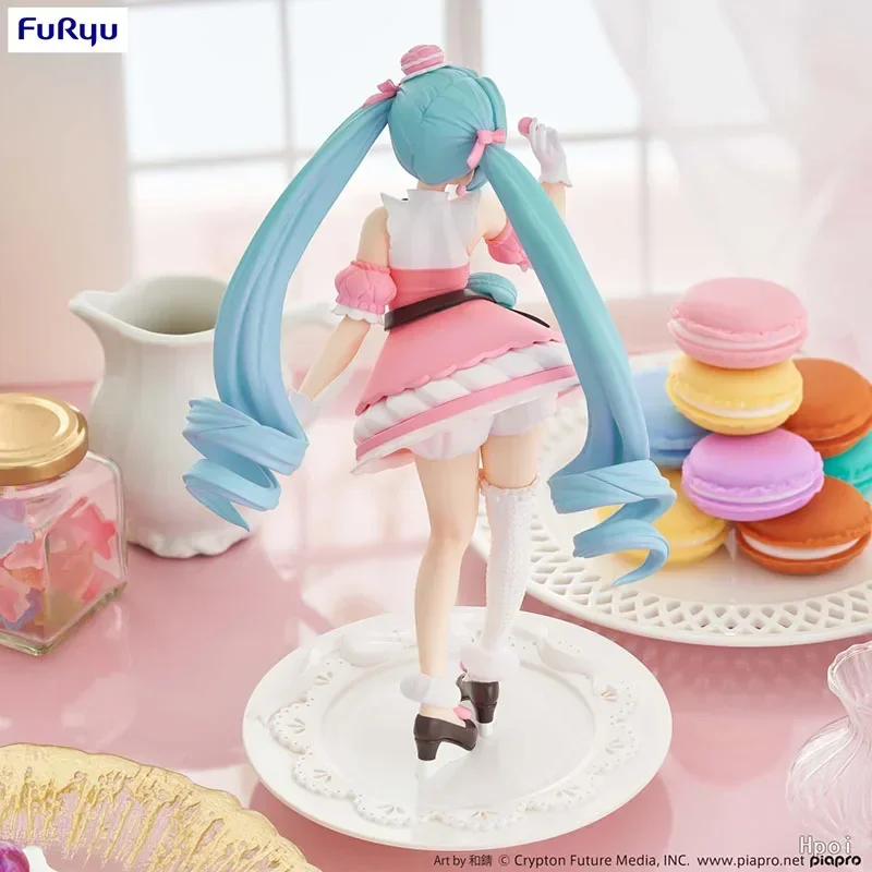 Фото Оригинальный запас FuRyu Exc∞d, креативная фигурка SweetSweets Series Hatsune Miku Piapro, персонажи, ПВХ, экшн-фигурка, аниме-модель, игрушки №4