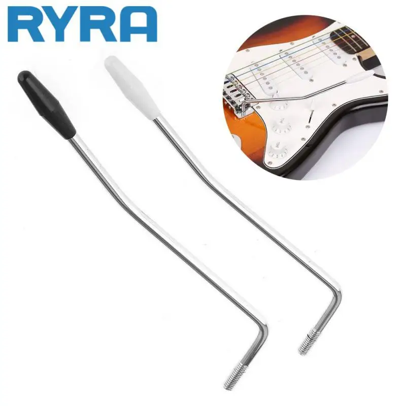 

Electric Guitar Handle Instrument Pick Metal Tremolo Arm Standard Squier Strat 5mm Black/white Guitar Accessories Fender